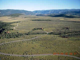 aerial - Colorado - Rocky Mountains - along I-70