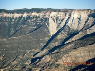 aerial - Colorado - climbing out from Glenwood Springs