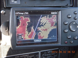 76 8q2. Garmin 296 GPS terrain map