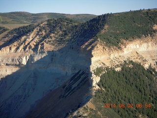 aerial - western Colorado - Glenwood Springs area