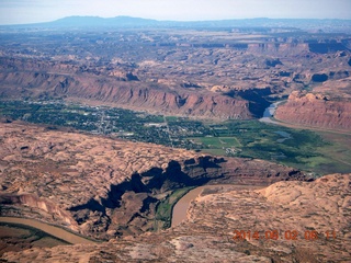aerial - Colorado River - Moab, Utah