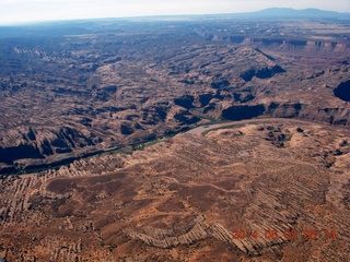 aerial - Canyonlands area - Arches National Park area