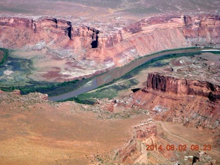 128 8q2. aerial - Canyonlands area - Mineral Canyon airstrip