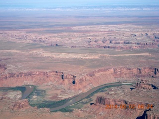 129 8q2. aerial - Canyonlands area - Mineral Canyon airstrip