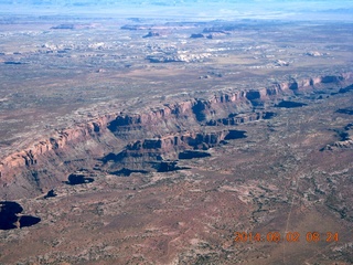 132 8q2. aerial - Canyonlands area
