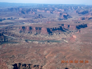 135 8q2. aerial - Canyonlands area - Green River