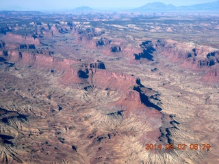 139 8q2. aerial - Canyonlands area - Green River