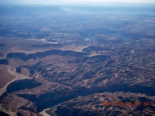 146 8q2. aerial - Canyonlands area - Green River