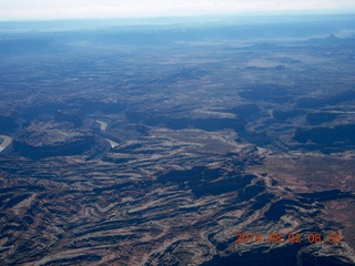 149 8q2. aerial - Canyonlands area - Green River