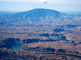 183 8q2. aerial - Lake Powell - Navajo Mountain