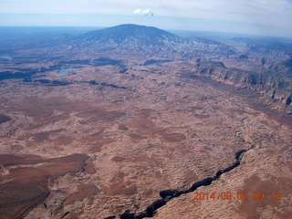 184 8q2. aerial - Lake Powell - Navajo Mountain