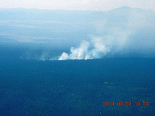 211 8q2. aerial - forest fire