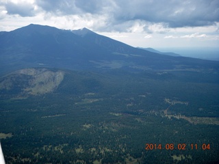 aerial - Humphries Peak near Flagstaff