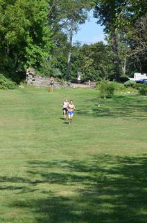 Eric L's pictures - Cheltenham XC - Curtis Arboretum - Josh G and Adam running