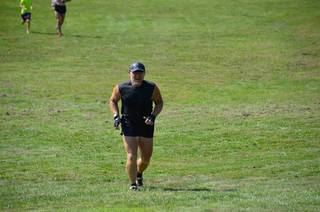 2414 8r5. Eric L's pictures - Cheltenham XC - Curtis Arboretum - Adam running