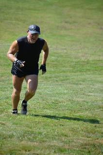 2415 8r5. Eric L's pictures - Cheltenham XC - Curtis Arboretum - Adam running