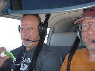 505 8rd. Chip R and Adam flying in N8377W