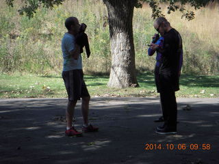 Burnsville, Minnesota, park run - Steve K and Mark