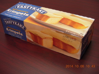 Jennifer R brought me TastyKakes - Butterscotch Krimpets