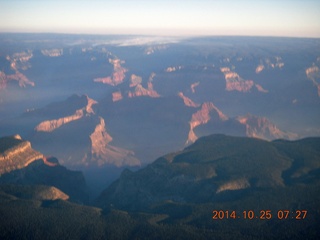 4 8sr. aerial - Grand Canyon just after dawn