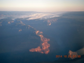 10 8sr. aerial - Grand Canyon just after dawn