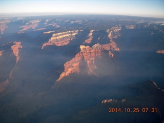 12 8sr. aerial - Grand Canyon just after dawn