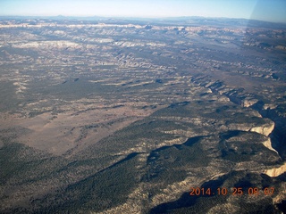 aerial - rock formations in Utah
