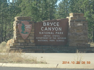 Bryce Canyon - park entrance