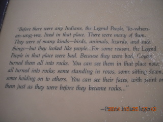 Paiute legend about hoodoos