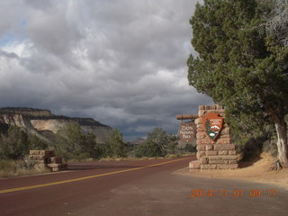Zion National Park entrance