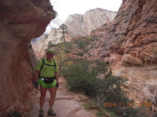 60 8t1. Zion National Park - Observation Point hike- Adam