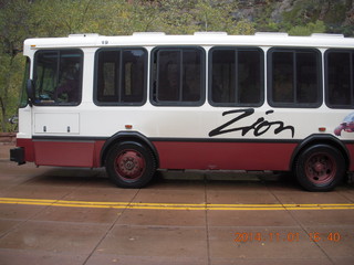 Zion National Park shuttle bus