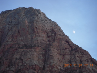 Zion National Park - moon