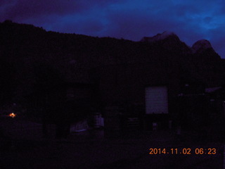 7 8t2. Zion National Park - cloudy pre-dawn