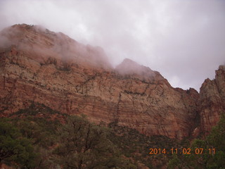 Zion National Park - cloudy pre-dawn