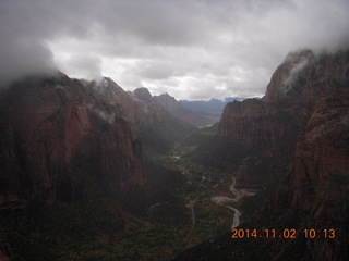 60 8t2. Zion National Park Angels Landing hike - summit view