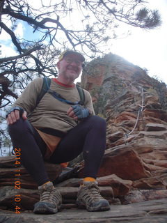 83 8t2. Zion National Park Angels Landing hike - Adam