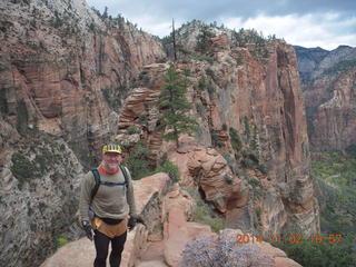 Zion National Park Angels Landing hike - Adam