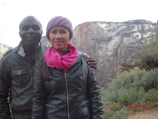 113 8t2. Zion National Park - Scouts Lookout - Stanley and Elaine