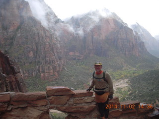 171 8t2. Zion National Park - down from Angels Landing - Adam