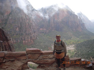 172 8t2. Zion National Park - down from Angels Landing - Adam