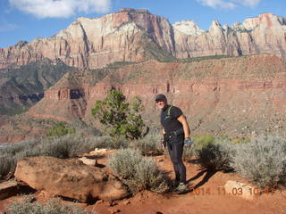 114 8t3. Zion National Park - Watchman hike - Adam