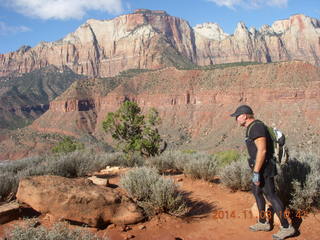 115 8t3. Zion National Park - Watchman hike - Adam