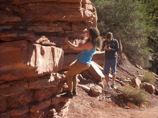 118 8t3. Zion National Park - Watchman hike - bouldering-gym climber