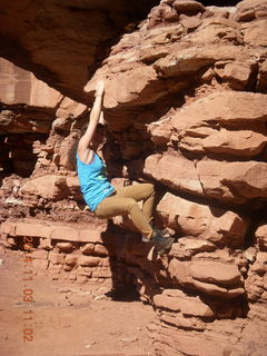 119 8t3. Zion National Park - Watchman hike - bouldering-gym climber