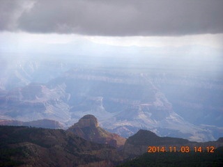 146 8t3. aerial - Grand Canyon under clouds