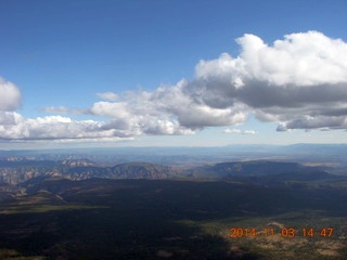 147 8t3. aerial - Grand Canyon under clouds