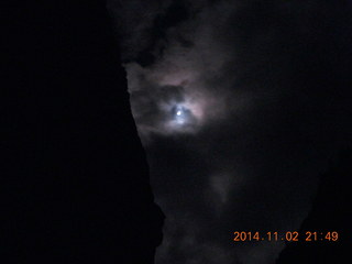 zion moonlight Riverwalk - moon