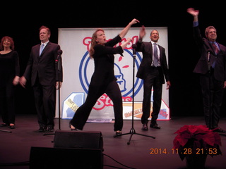 Zion National Park Angels Landing hike - Adam at the top of a rock pile