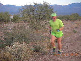 199 8um. Grapevine airstrip camping trip - Adam morning run - tripod and timer